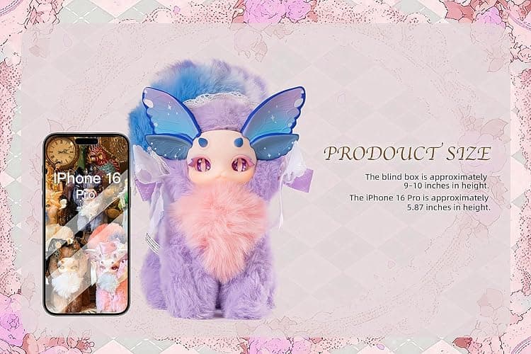 BIRZWOT Maomaolong Plush Blind Box， Plush Figure Toys 1PC (1 of 7 Possible Styles) Collectible Birthday Gifts 7 in thumbnail 5
