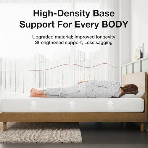 Novilla Twin XL Mattress, 8 Inch Twin XL Mattress in a Box, Gel Memory Foam Mattresses with Comfort Foam for Cooling Night Sleep, Pressure Relief, CertiPUR-US Certified thumbnail 4