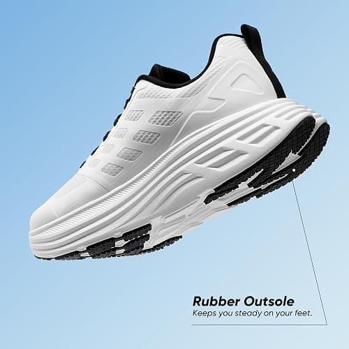 NORTIV 8 Women's Walking Shoes Cushion Running Tennis Shoes ActiveFloat Non-Slip Comfortable Breathable Workout Gym Sports Athletic Fashion Sneakers thumbnail 4