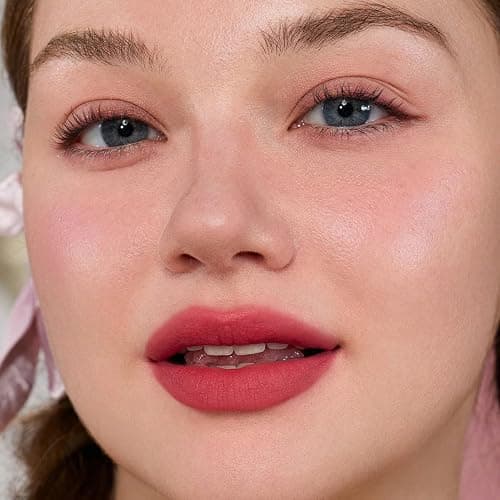 Flower Knows Strawberry Cupid Cake Lip Cream,Long Lasting Purplish Pink Matte Lipstick,Hydrating Lip Stain,Transfer & Smudge-Proof Velvet Liquid Lipstick for Girls&Women,0.17 Fl Oz(V06 Tulip) thumbnail 6