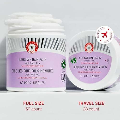 First Aid Beauty - Ingrown Hair Pads with BHA + AHA - Aftershave Treatment Pads to Help Prevent Razor Bumps for Men & Women - Exfoliate Underarms & Bikini Area - Compostable for Daily Use - 28 Pads thumbnail 8