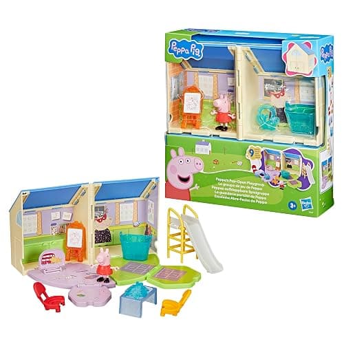 PEPPA PIG Peppa's Pop-Open Playgroup Playset with Figure, Preschool Toys for 3 Year Old Girls and Boys and Up thumbnail 13