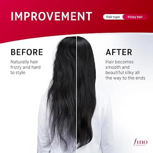 Fino Premium Touch Hair Mask, Deep Repair Japanese Hair Treatment with 8 Serum Ingredients for Dry & Damaged Hair, Silky-Smooth & Hydrated Finish, 8.1 oz thumbnail 3