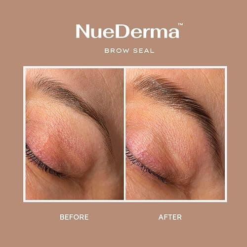 NueDerma - Brow Seal with Castor Oil - Clear Eyebrow Gel, Waterproof Eyebrow Makeup, Styling Wax for Feathered & Fluffy Brows - 1 OZ thumbnail 6