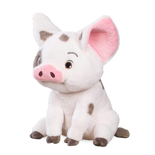 Disney Store Official Pua Plush, Moana, Medium 13 Inches, Iconic Cuddly Toy Character with Embroidered Eyes and Soft Plush Features, Suitable for All Ages 0+ - Image 1