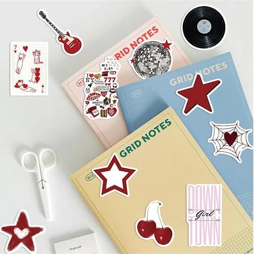 Lilbitty Y2K Girls Sticker Pack, 50 Stück Süße Sticker Set Für Laptop, Gitarre, Koffer, Auto Und Mehr, wasserdichte Vinyl Cute Stickers Für Kawaii Deko thumbnail 6