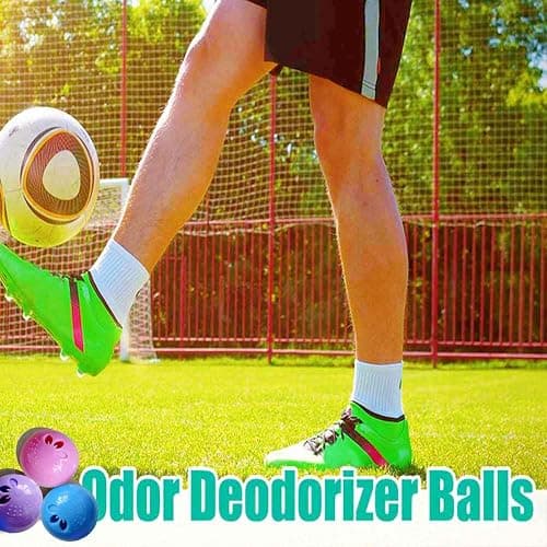 Vlufiee Shoe Deodorizer Balls for Sneaker, Fresh Linen Scent, Essential Oil Sneaker Deodorizer Ball, Small Spaces Odor Eliminator Air Freshener for Shoes, Gym Bags, Drawers and Locker thumbnail 2