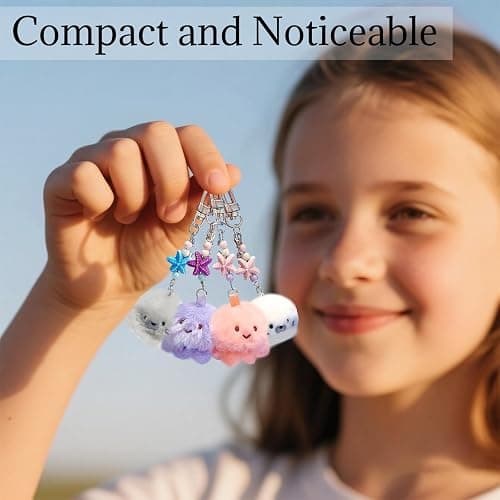 Eagyrosi 2Pcs Plush Seal Keychain -Adorable Tiny Ocean Theme Bag Charm for Women, Schoolbag Pendant, Gift thumbnail 5