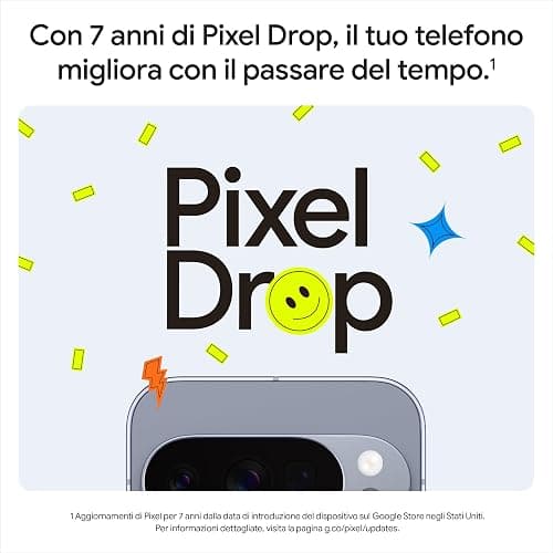 Google Pixel 10 Pro XL - Smartphone Android sbloccato con Gemini, tripla fotocamera posteriore, autonomia di oltre 24 ore e display Super Actua da 6,8" - Grigio argento, 256GB thumbnail 8