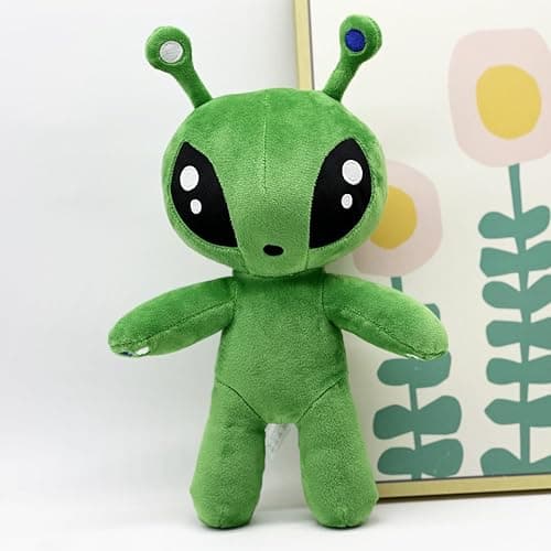 Alien Plush Toy,Green Alien Plush Doll,Soft Alien Creature Pillow for Home Kids’Room Decor,Gift for Animation Fans and Doll Toys thumbnail 2