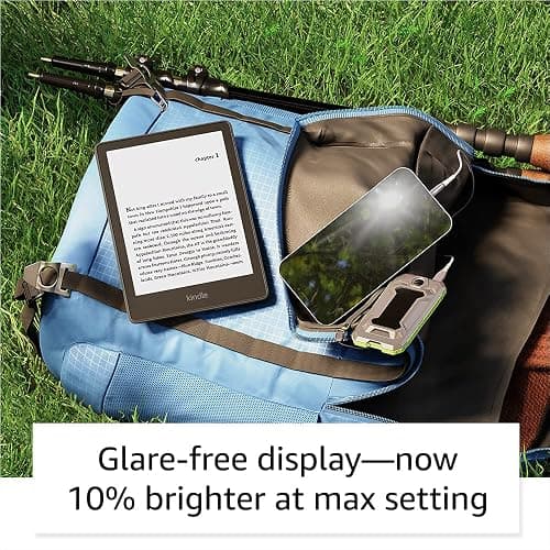 Amazon Kindle Paperwhite (8 GB) – Now with a larger display, adjustable warm light, increased battery life, and faster page turns – Black thumbnail 2
