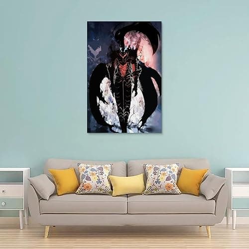 Solo Leveling Igris Manga Fanart Posters Canvas Posters Decorative Room Aesthetic Bedroom Decor Wall Art Office Home Decor Festival Best Gift For Family Friends 12x18inch(30x45cm) Unframe-style thumbnail 2