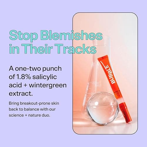 Bubble Skincare Knock Out 1.8% Salicylic Acid Acne Spot Treatment - Deep Cleansing Blemish Spot Treatment with Wintergreen & Willow Bark Extract - Clarifies & Calms Oily Skin (10ml) thumbnail 3