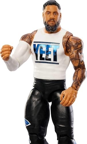 Mattel WWE Jey USO Action Figure, Main Event Series #153 6-inch Collectible with 10 Articulation Points & Life-Like Look - Jey Uso thumbnail 3
