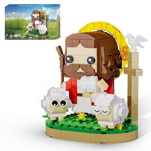Taojiyuan Jesus Christ Building Blocks Set, Divine Shepherd Jesus Building Toy, Educational Christian Toy for Kids Age 6+ - Image 1