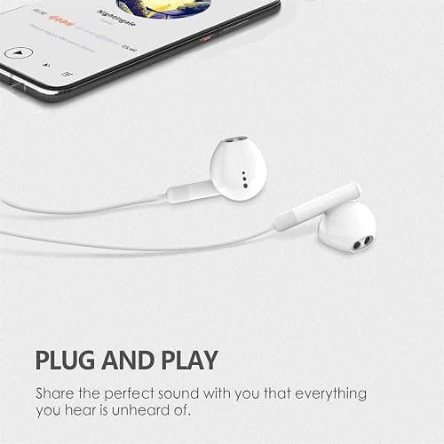 2 Packs iPhone Headphones Earbuds with Lightning Connector(Built-in Mic & Volume Control)[MFi Certified] Headphones support for iPhone 14/13/12/SE/11/XR/XS/X/7/7Plus/8/8Plus Support All iOS System thumbnail 6