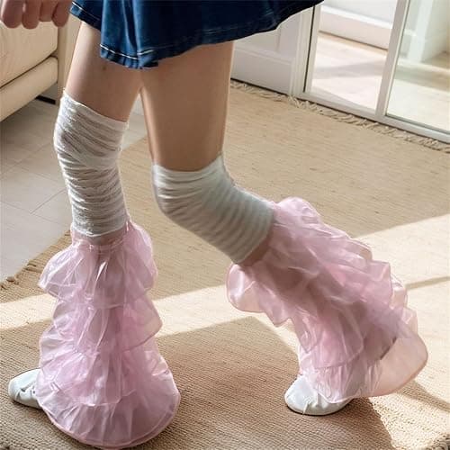 Sup-Coente Cute Leg Warmers for Women Y2k Alt Scene Goth Fashionable thumbnail 7