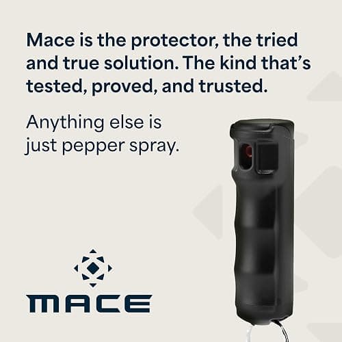 Mace Pepper Spray - Maximum Police Strength OC with UV Dye, Fast Flip Top, Ergonomic Finger Grip, Easy Carry Keychain, 12 Feet Range, 0.42 oz Compact Model, Self Defense Pepper Spray for Women & Men thumbnail 6