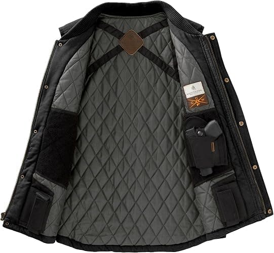 Legendary Whitetails Men's Concealed Carry CCW Vest with Two Holsters Water-Repellent Canvas Insulated thumbnail 4