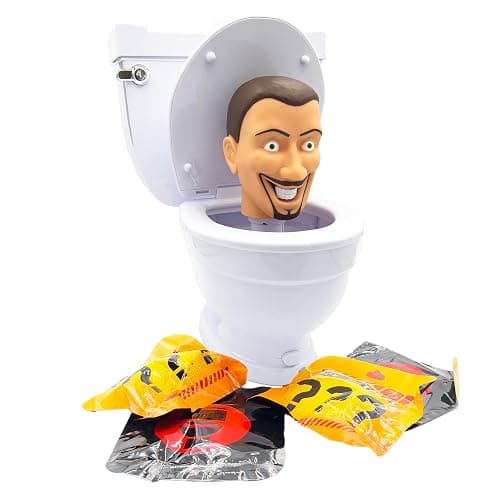 SKIBIDI Toilet Mystery Toilet Mystery Toilet with Surprise Toys to Discover Inside, Officially Licensed Toilet Merch thumbnail 6
