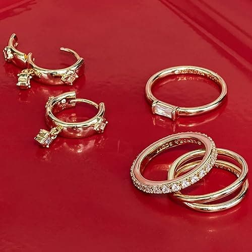 Kendra Scott Juliette Band Ring in White Crystal, Fashion Jewelry for Women thumbnail 4