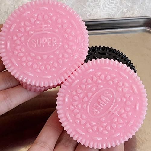 Stress Relief Toy, Silicone Taba Squishy Toy, Ultra-Soft Squeeze Toys, Decompression Toy, Decompression Venting Toy, Perfect for Stress and Anxiety Relaxing Toy (2Pcs-A) thumbnail 4