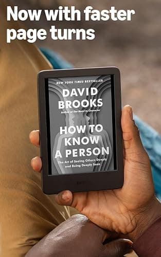 Amazon Kindle 16 GB (newest model) - Lightest and most compact Kindle, now with faster page turns, and higher contrast ratio, for an enhanced reading experience - Matcha thumbnail 3