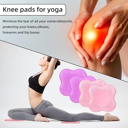 Yflingjie 2 packs Yoga Knee Pad Cushion Extra Thick for Knees Elbows Wrist Hands Head Foam Pilates Kneeling pad Yoga Knee Cushion Thick Exercise Pads for Knees Elbows Wrist Hands Head Foam Pilates Kneeling pad，Support Foam Pads for Women and Men thumbnail 4