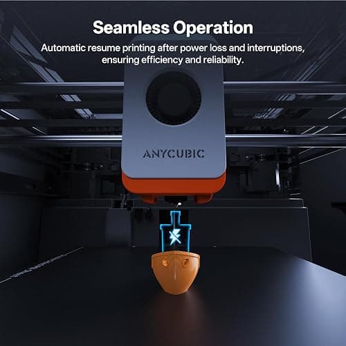 Anycubic Multicolor 3D Printer, Kobra S1 Combo Core XY Stable Structure with Sealed Printing High Precision 600mm/s Fast Speed Auto Calibration Ideal for Precision and Efficiency 9.8"x9.8"x9.8" thumbnail 8