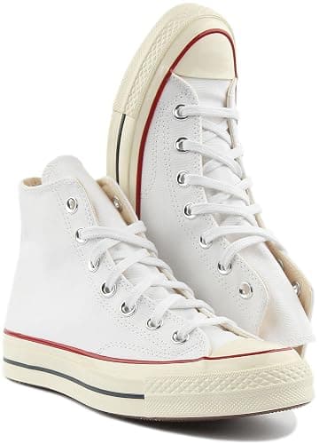 Converse Unisex Chuck Taylor All Star Ox 159485 Trainers, White, 39.5 EU - 8 - White/Garnet/Egret thumbnail 6