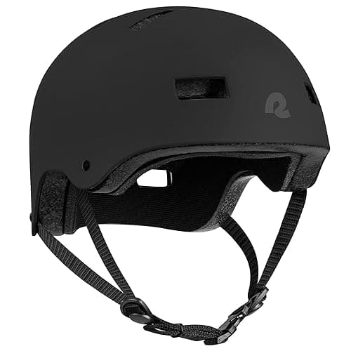 Retrospec Dakota Adult Bike Helmet for Adults - Multi-Sport Protection for BMX, Skating, Scooter, and Skate - Adult Men Skateboard Helmets - Matte Black - Large