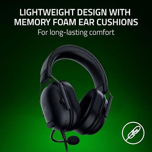 Razer BlackShark V2 X Xbox Gaming Headset: 50mm Drivers - Cardioid Mic - Lightweight - Comfortable, Noise Isolating Earcups - for Xbox Series X, Series S, PS5, PC, Switch via 3.5mm Audio Jack - Black thumbnail 5