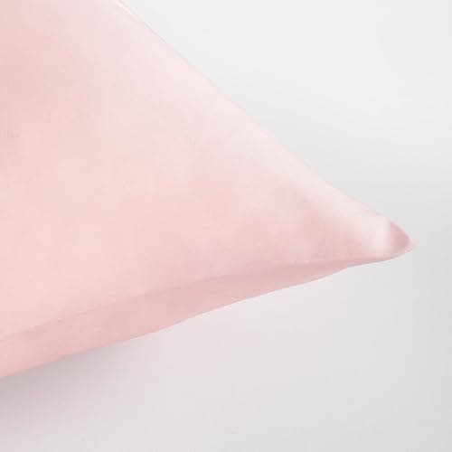 FLXXIE Body Pillow Cover - Super Soft Microfiber 20x54 Body Pillow Case - Envelope Closure, Wrinkle, Stain Resistant Blush Pink Body Pillowcase, 20x54, Blush Pink thumbnail 5