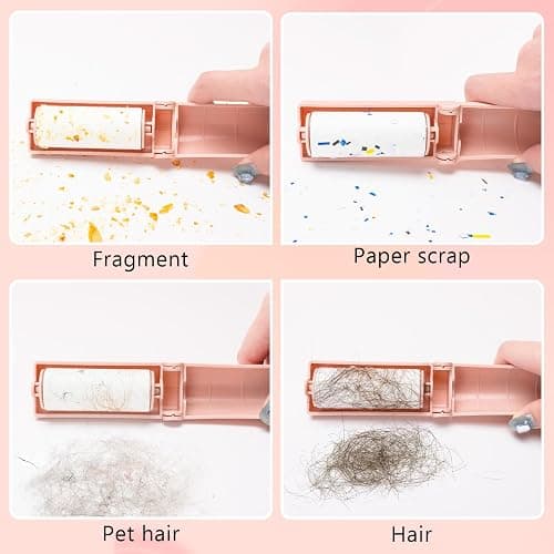 16 Pack Travel Lint Roller with 360 Sheets, Mini Portable Lint Remover | with 4 Handles & 12 Refills,Reusable Pet Hair Remover for Clothes with Cover, Easy to Clean for Luggage Use thumbnail 4