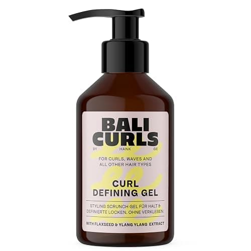 BALI CURLS Curl Defining Gel 150ml – Con Semi di Lino ed Estratto di Ylang Ylang – Vegano – Per Capelli Naturali, Lisci e Ben Definiti – Styling e Cura dei Capelli - Image 1