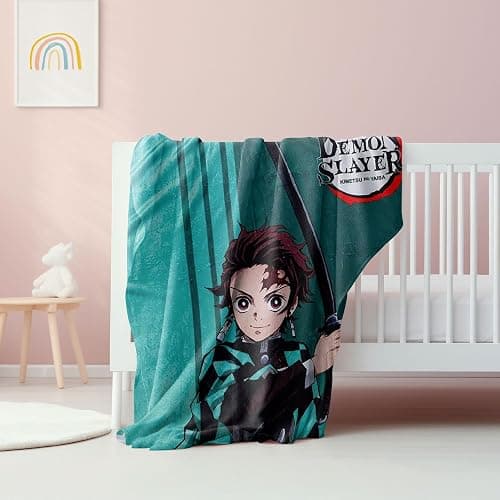 Surreal Entertainment Demon Slayer Tanjiro 45 x 60 Inch Fleece Throw Blanket thumbnail 3