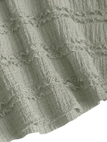 GORGLITTER Damen Crop Tops Y2K Spitzentop Neckholder Top Sommer Haltel-Top | Y2k Top, Top Mit Spitze Damen, Babydoll Top, Trägertop Damen, Halter Neck Top, Going Out Tops thumbnail 5