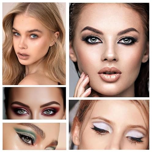 FIVEFULU Single Eggplant Purple Eyeshadow, Pressed Powder Matte Eye-Shadow Palette Make-up, Blendable Long Lasting High Pigment Purple Eye-Makeup Halloween Paint & Face Body Paint thumbnail 4