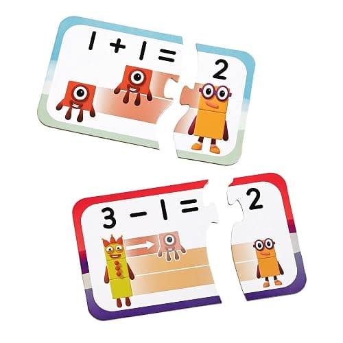 hand2mind Numberblocks Adding and Subtracting Puzzle Set, Addition and Subtraction Games, Number Puzzle, Matching Game, Preschool Math Toys, Toddler Educational Toys, Easter Basket Stuffers for Kids thumbnail 9