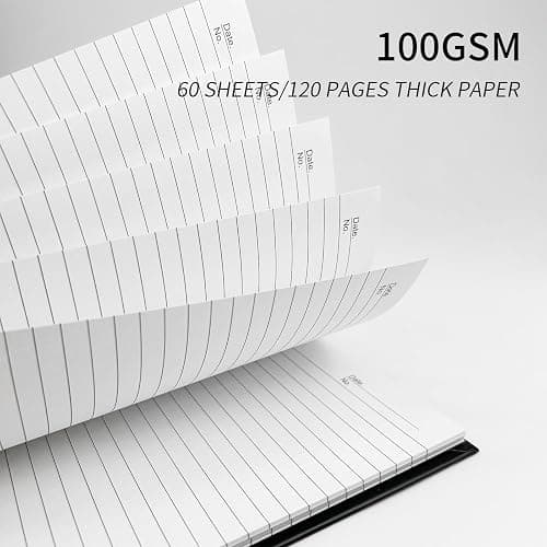 Rinrda Large Lined Notebook Spiral Notebook 8.5" x 11" 8 Pack LINED Notebook 7mm Ruled Hardcover Notebook 120 Pages 100 GSM Thick Paper Notebook Hardcover Journal for School, Office,Study and Notes thumbnail 4