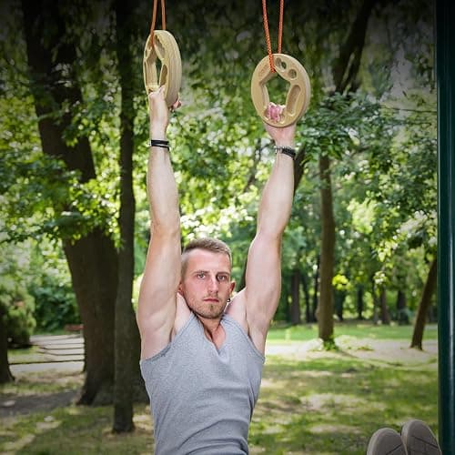 POWER GUIDANCE Hangboard Fingerboard Climbing Grip Strength Training Indoor and Outdoor Double-Sided Non-Slip Portable thumbnail 9