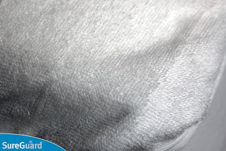 SureGuard Twin Extra Long (XL) Mattress Protector - 100% Waterproof, Hypoallergenic - Premium Fitted Cotton Terry Cover thumbnail 4