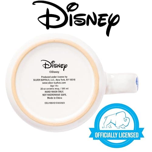 Silver Buffalo Disney Lilo and Stitch, Reactive Glaze Camper Mug, 20oz | Ohana Means Family, Ceramic, 0.59 Liters thumbnail 5