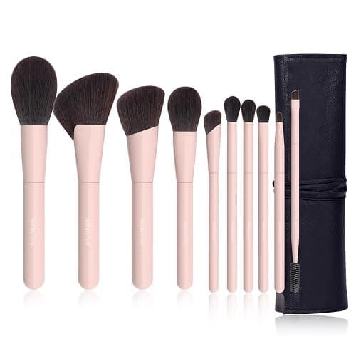 Makeup Brushes 10Pcs Professional Makeup Brush Set Foundation Contour Concealer Blush Highlight Powder Blending Eye Shadow Brush - Image 1