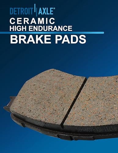 Detroit Axle - Wheel Bearing Hubs Brake Kit for 2014-2018 Ram 2500, 2013-2018 3500, Front Wheel Bearing Hubs Front Rear Drilled Slotted Brake Rotors Ceramic Brake Pads 2015 2016 2017 Replacement thumbnail 4