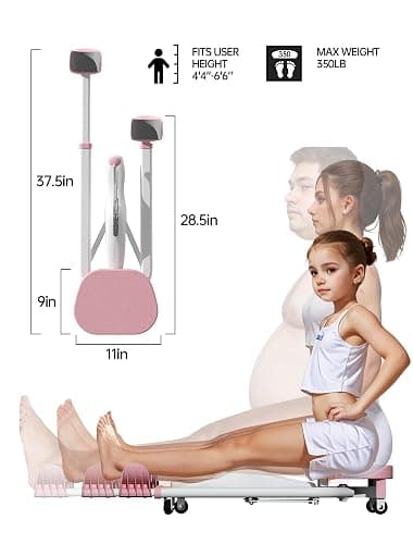 Split Machine, Leg Stretcher Machine to Improve Flexibility and Quality of Stretching, Equipment Suitable for Ballet, Cheerleading Dance, Gymnastics and Other Sports thumbnail 3