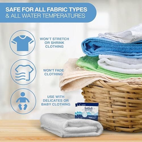 SinkSuds Laundry Detergent, Travel Size Liquid Soap, TSA Compliant, Safe For All Fabrics, 8 Packets (Packaging May Vary) thumbnail 2