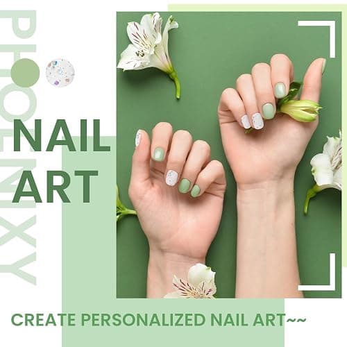 Phoenixy Gel Nail Polish Set, 42PCS Gel Nail Polish | 36 Colors Gel Nail Varnish, 6 Glossy Matte Glitter Golden Base Top Coat, Summer Spring Gel Polish Set Gift for Women thumbnail 5