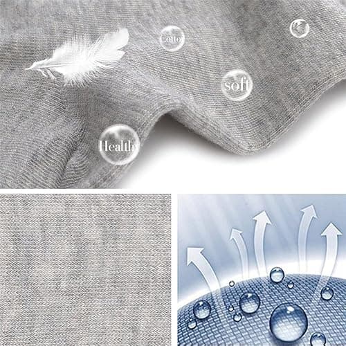 CHARKING 8 Pairs Ankle Socks for Women - Non Slip Cotton No Show Low Cut Casual Socks thumbnail 6