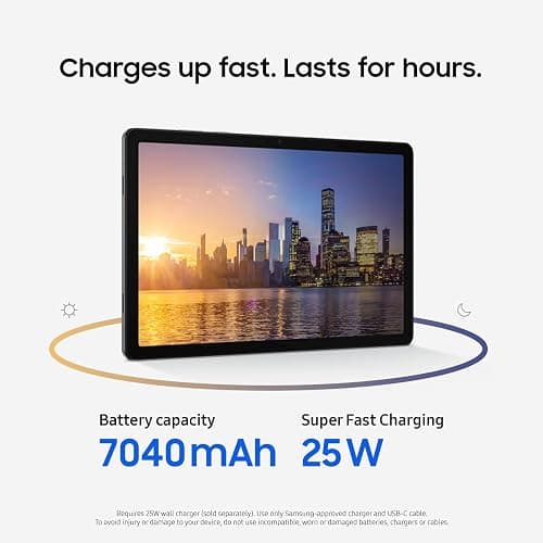 Samsung Galaxy Tab A11+ 8GB RAM, 256GB Storage, Optimized Performance, Long Lasting Battery, Expandable Storage, Large Display, Dolby Atmos Speakers, AI Assist, Slim, Light, 2 Year Warranty, Silver thumbnail 3